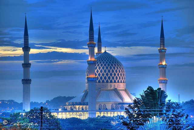 masjid biru selangor tempat menarik di selangor