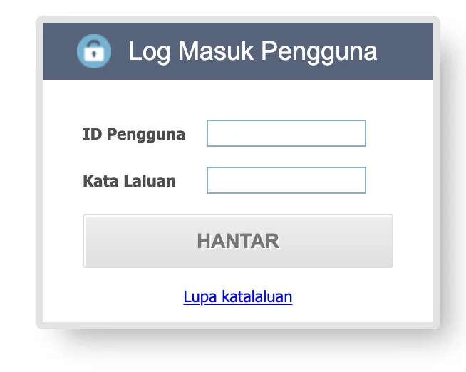 log masuk login pengguna ke apdm online